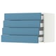 SEKTION / MAXIMERA Gabinete de pared+4 cajones, blanco/Lerhyttan azul, 30x15x20 "
