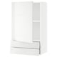 SEKTION / MAXIMERA Gabinete de pared+puerta/2 cajones, blanco/Ringhult blanco, 24x15x40 "