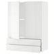 SEKTION / MAXIMERA Gabinete pared+2 puertas/2 cajones, blanco/Ringhult blanco, 30x15x40 "
