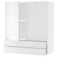 SEKTION / MAXIMERA Gabinete pared+2 puertas/2 cajones, blanco/Ringhult blanco, 36x15x40 "