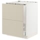 SEKTION / MAXIMERA Gbn bjo freg/clas residuos/2frentes, blanco/Havstorp beige, 24x24x30 "