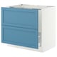 SEKTION / MAXIMERA Gbn bjo freg/clas residuos/2frentes, blanco/Lerhyttan azul, 36x24x30 "