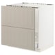 SEKTION / MAXIMERA Gbn bjo freg/clas residuos/2frentes, blanco/Stensund beige, 30x24x30 "