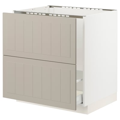 SEKTION / MAXIMERA Gbn bjo freg/clas residuos/2frentes, blanco/Stensund beige, 30x24x30 "