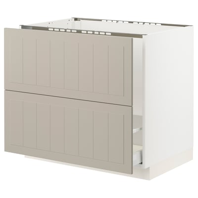 SEKTION / MAXIMERA Gbn bjo freg/clas residuos/2frentes, blanco/Stensund beige, 36x24x30 "