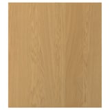 SINARP Puerta gabinete bajo esquina, 2pz, chapa de roble, 13x30 "