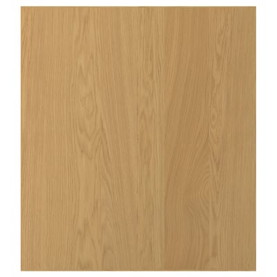 SINARP Puerta gabinete bajo esquina, 2pz, chapa de roble, 13x30 "