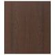 SINARP Puerta gabinete bajo esquina, 2pz, marrón, 13x30 "