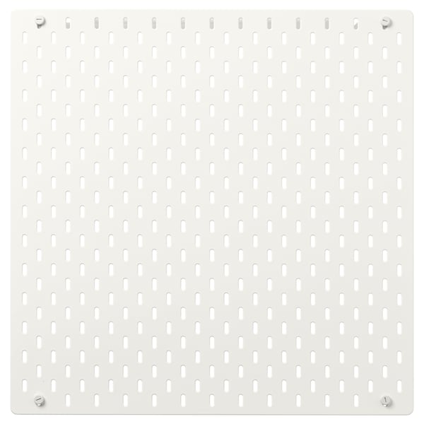 SKÅDIS Tablero de clavijas, blanco, 22x22 "