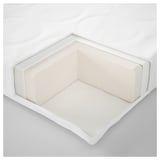SKÖNAST Colchón espuma para cuna, 27 1/2x52 "