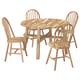 SKOGSTA / SKOGSTA Mesa con 4 sillas, acacia/acacia, 47 1/4 "