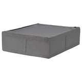 SKUBB Caja de almacenamiento, gris oscuro, 25 ½x20 ¾x7 ½ "