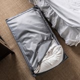 SKUBB Caja de almacenamiento, gris oscuro, 35 ½x20 ¾x7 ½ "