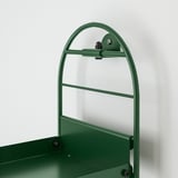 SKUGGRÖNA Soporte de plantas para pared, verde oscuro, 21 ¼ "