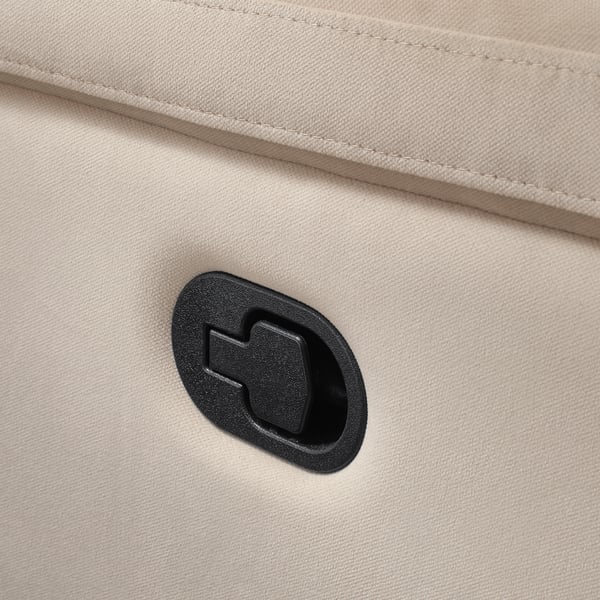 SKULNÄS Sillón reclinable+giratorio, Hakebo beige