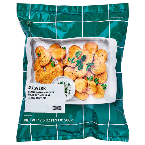 SLAGVERK Bocaditos empanados a base de trigo, congelado, 0 oz