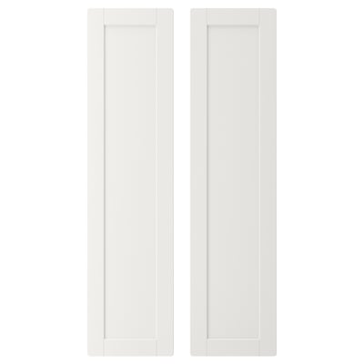 SMÅSTAD Puerta, blanco/+marco, 11 3/4x47 1/4 "