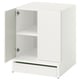 Opción: SMÅSTAD / UPPFÖRA Gabinete, blanco blanco/+1 estante, 23 5/8x25 5/8x29 7/8 "