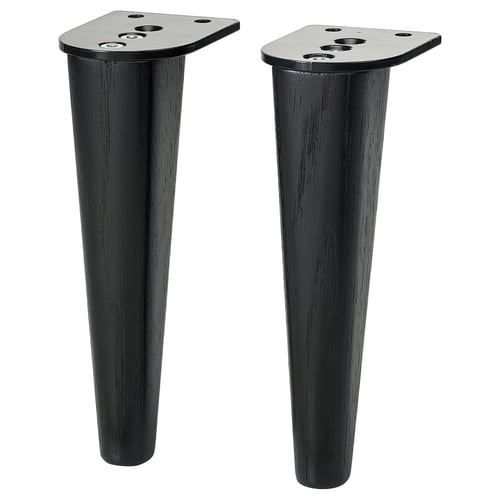 SMEDSTORP Patas para sofá, negro