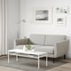 SMEDSTORP Sofá, Viarp beige/marrón/negro