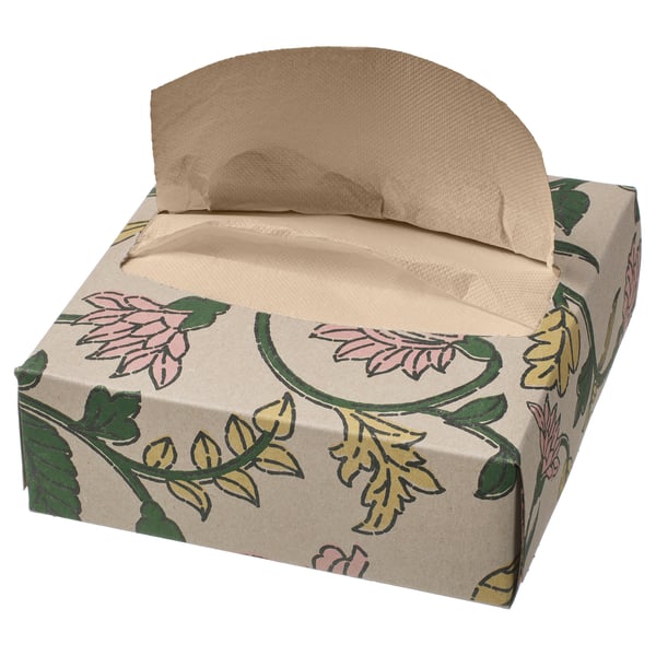 SMÖRFISK Servilleta de papel, con diseño/multicolor, 6 ¼x12 ½ "