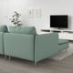 SÖDERHAMN Sofá 4 plazas+chaise longue, Tallmyra verde claro