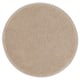 SÖDERSJÖN Alfombra de baño, beige claro/redondo, 22 "