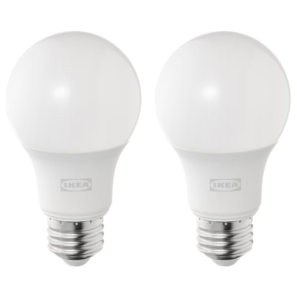 SOLHETTA Bombilla LED E26 450 lúmenes, globo ópalo