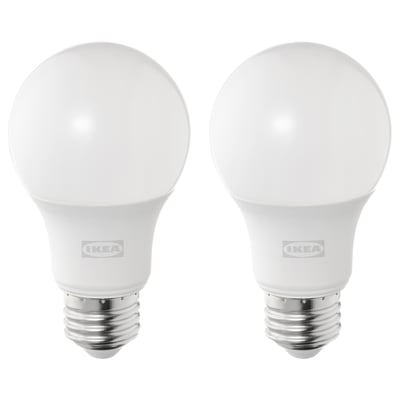 SOLHETTA Bombilla LED E26 450 lúmenes, globo ópalo