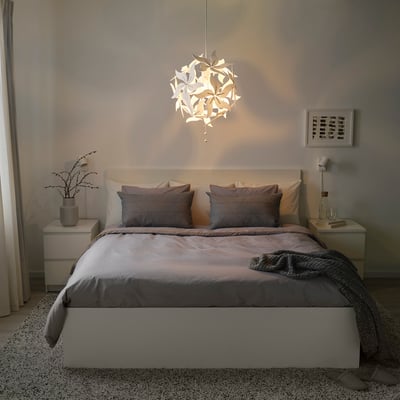 SOLHETTA Bombilla LED E26 450 lúmenes, globo transparente