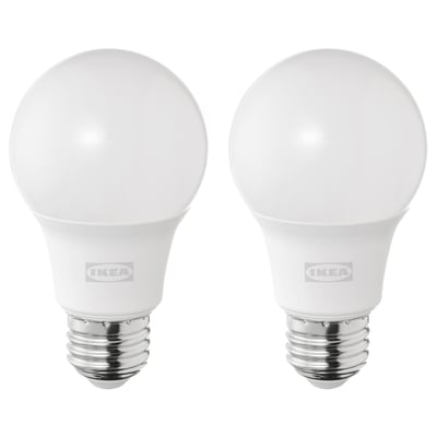 SOLHETTA Bombilla LED E26 800 lúmenes, globo ópalo, 5000 K