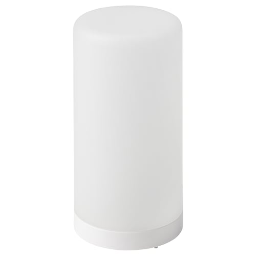 SOLVINDEN Adorno eléctrico LED, mesa, exterior/funciona con pilas blanco, 5 3/4 "