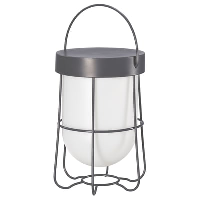 SOLVINDEN Lámpara de mesa, gris, 7 1/8 "