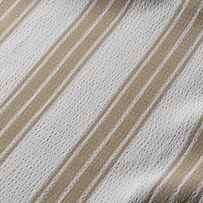 STAVBJÖRNBÄR Cortina de baño, beige/blanco, 72x72 "