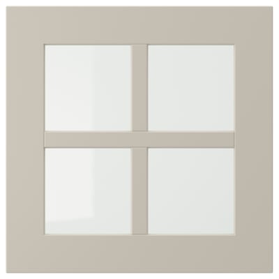 STENSUND Puerta de vidrio, beige, 15x15 "