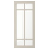 STENSUND Puerta de vidrio, beige, 18x40 "