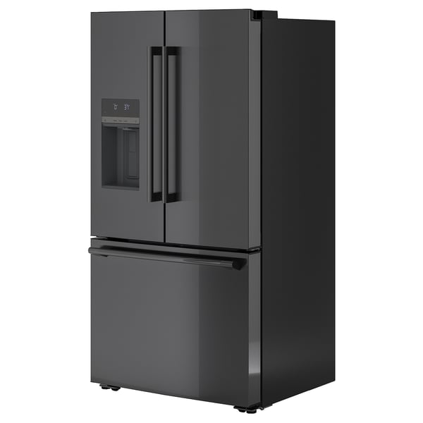STJÄRNSTATUS Refrigerador con puertas dobles, negro profundidad de la barra de cocina, 22.6 cu.ft