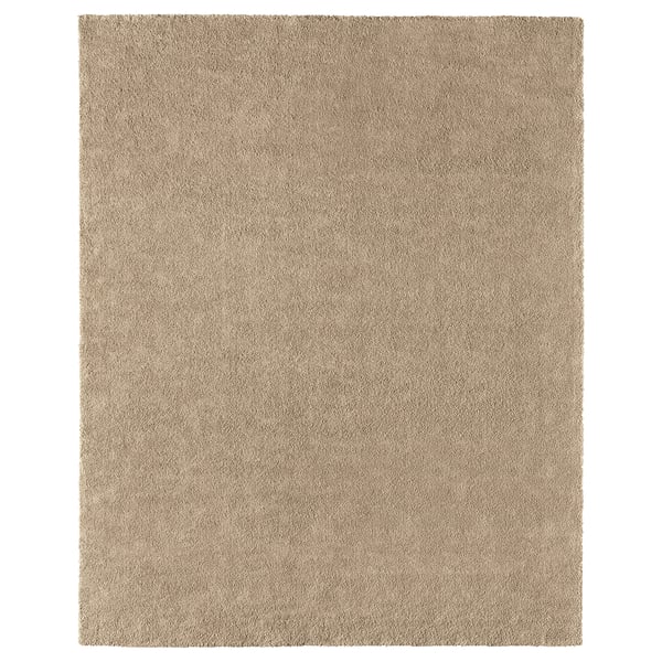 STOENSE Alfombra, pelo corto, beige, 7 ' 10 "x10 '