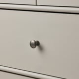 STOREMOLLA Gavetero de 8 cajones, gris-beige claro teñido, 67 3/8x19 5/8x35 7/8 "