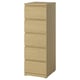 STORKLINTA Gavetero de 5 cajones, efecto de roble/función de anclaje/desbloqueo, 15 3/4x18 7/8x47 1/4 "