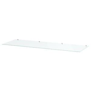 STORKLINTA Tablero de vidrio, transparente, 55 1/8x18 7/8 "