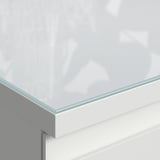 STORKLINTA Tablero de vidrio, transparente, 55 1/8x18 7/8 "