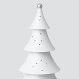 STRÅLA Lámpara de mesa decorativa LED, árbol metal/funciona con pilas, 7 1/8 "