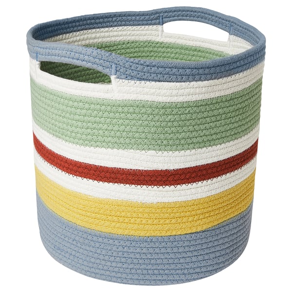 STRANDSKATA Bolsa de almacenaje, trenzado/multicolor, 11 ¾ "