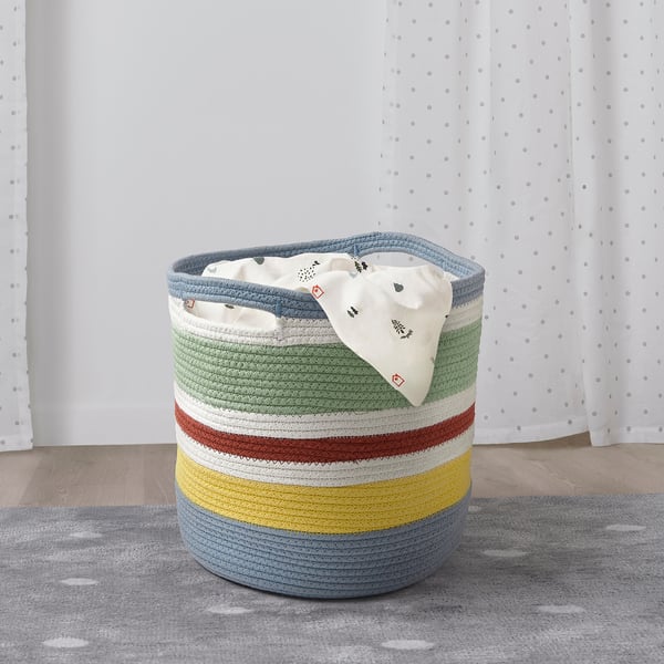 STRANDSKATA Bolsa de almacenaje, trenzado/multicolor, 11 ¾ "