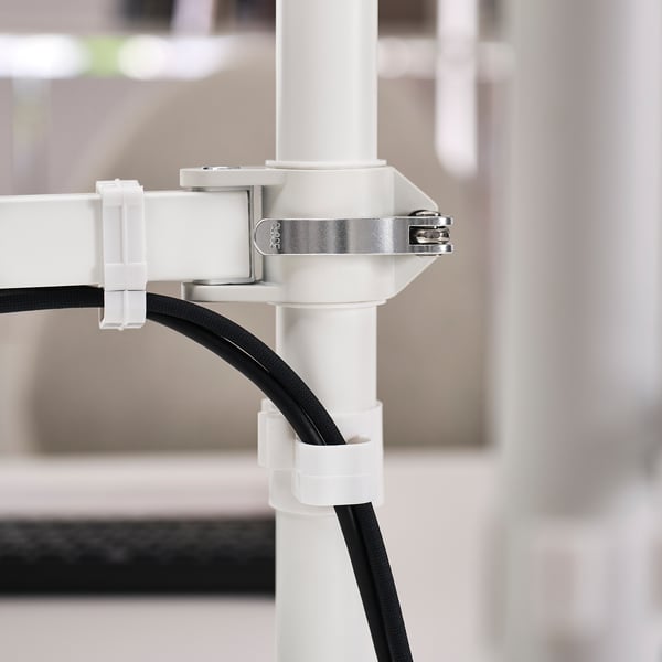 STUBBERGET Soporte para portátil+brazo, blanco