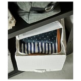 STUK Bolsa de almacenamiento, blanco/gris, 13 ½x20x11 "