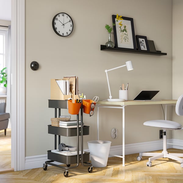 SUNNERSTA Recipiente, naranja brillante, 4 3/4x4 3/8 "