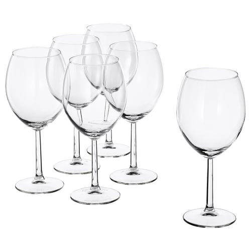 SVALKA Copa para vino, vidrio transparente, 20 oz