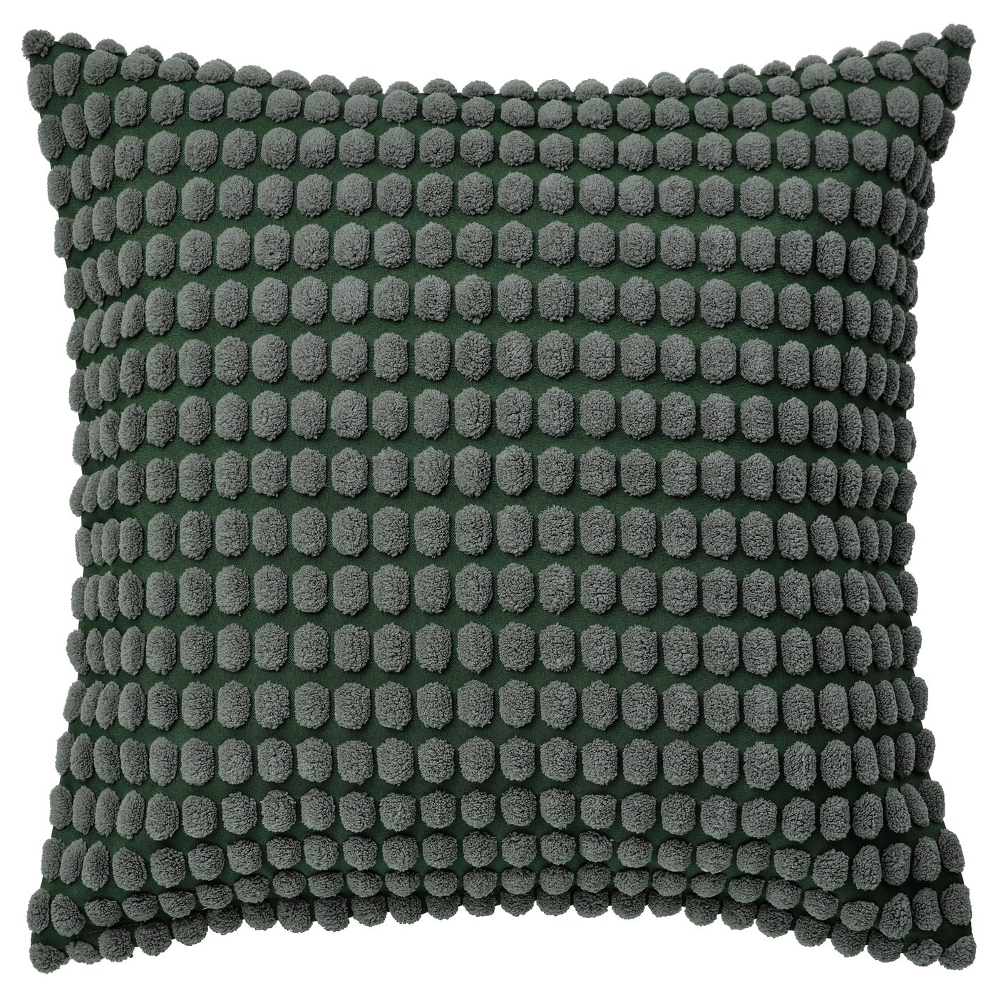 SVARTPOPPEL Funda para cojín, gris-verde, 20x20 "